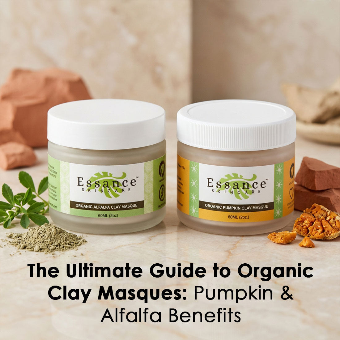 The Ultimate Guide to Organic Clay Masques: Pumpkin & Alfalfa Benefits