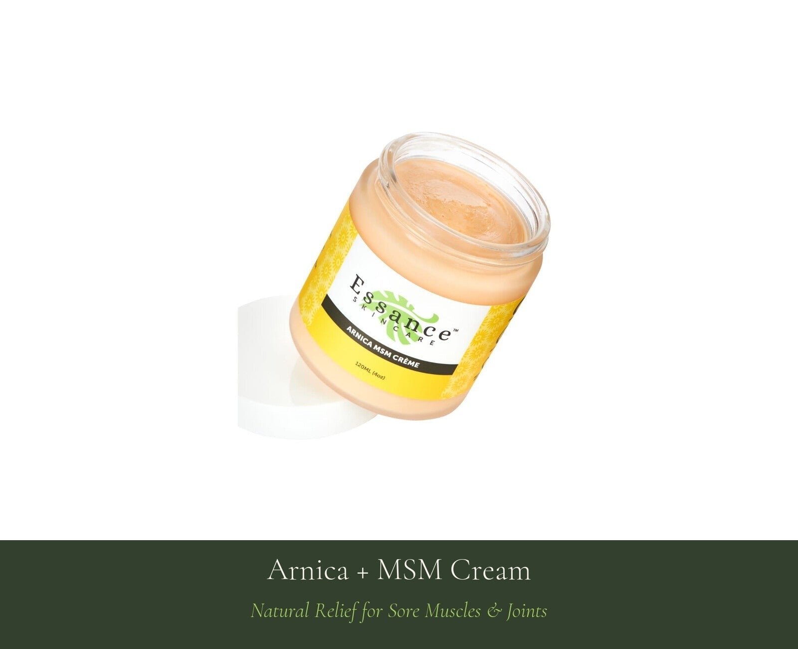 Arnica + MSM Cream: A Natural Way to Soothe Sore Muscles & Joints