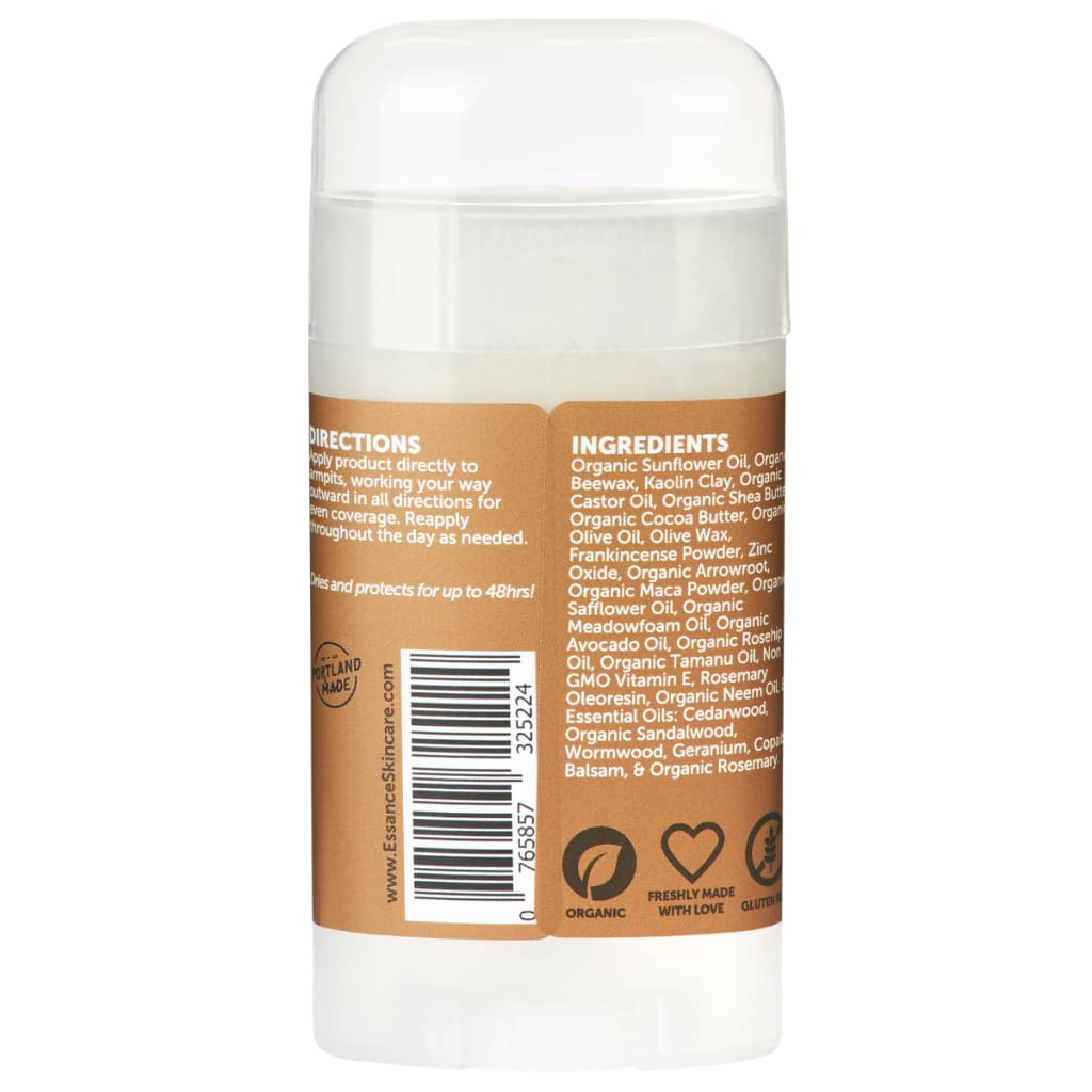 Essance Organic Deodorant - Earth (Woody Scent) - Shop